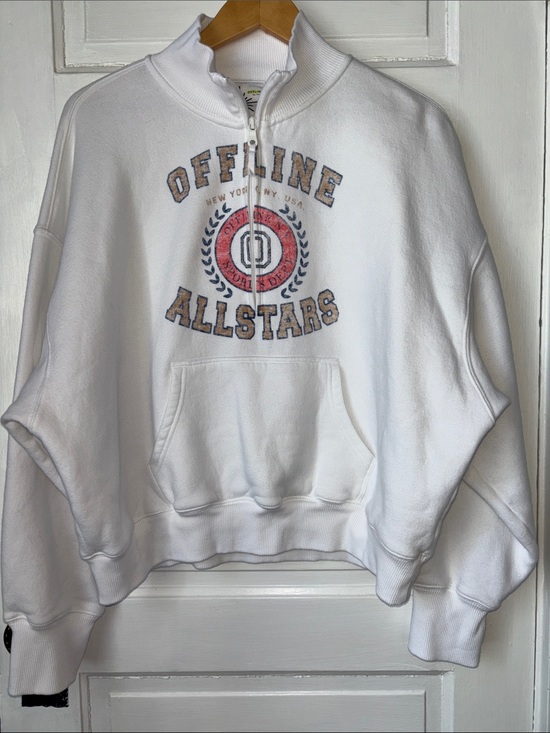 Offline Tops - OFFLINE BY AERIE  1/4 ZIP PULLOVER SWEATSHIRT